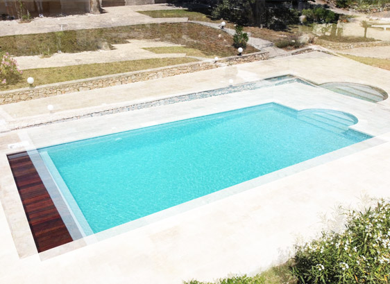 AQUATIC COVER 600, Couverture piscine IMMERGÉE Banquette 